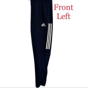 Men’s Size XL Adidas Tiro Pants Navy Blue/White
